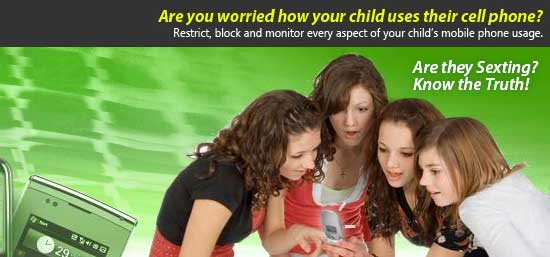 Restrict, block and monitor every aspect of your child&rsquo;s cell phone usage including sexting.